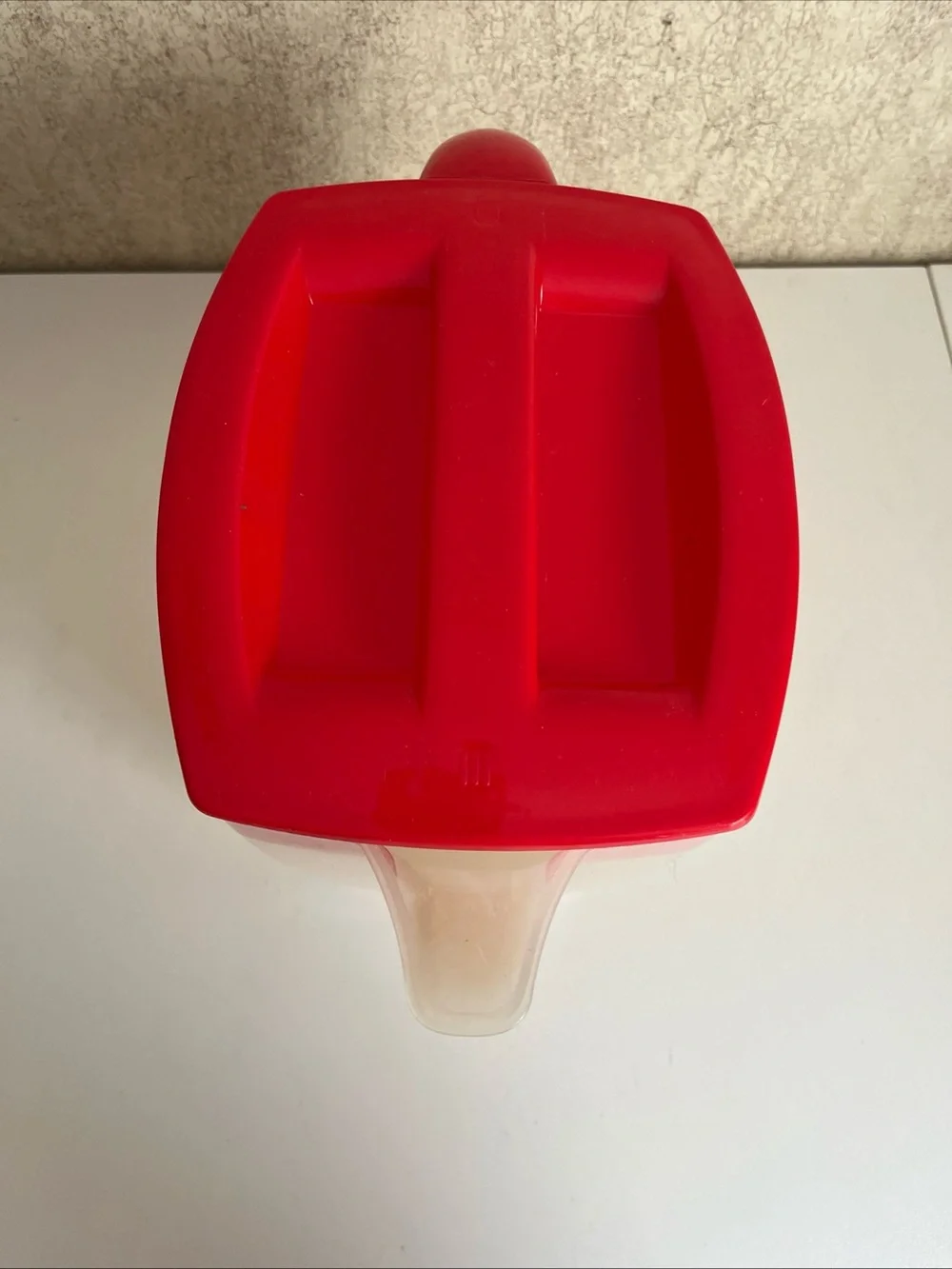 Mr Coffee Iced Tea Replacement Pitcher TM 75 Red Lid 3 Quart Square Plastic